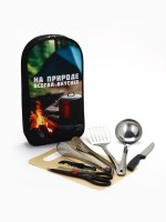 Подарочный набор для пикника «На природе вкуснее», 7 предметов