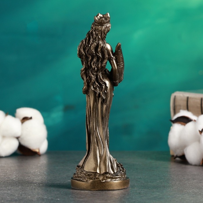 Статуэтка "Фортуна" 19см, бронза / мраморная крошка