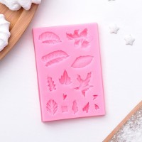 Молд «Гербарий», 8×5×0,8 см, цвет МИКС