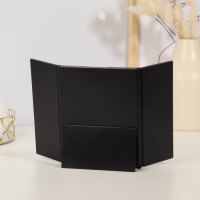 Зеркало настольное, зеркальная поверхность 5 × 15/11 × 15 см, цвет МИКС