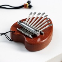 Калимба "Сердечко" Music Life, 8 язычков, 7 х 5 х 1,8 см, дерево