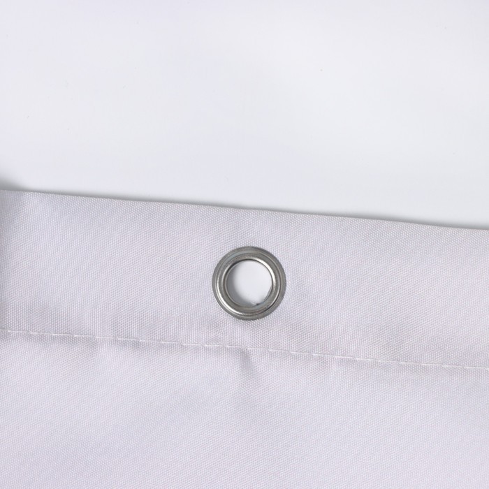 Штора для ванной Доляна «Сумерки» с люверсами, 180×180 см