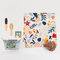 Набор подарочный «Этель» Time to relax, 5 предметов, полотенце, мочалка, расчёска