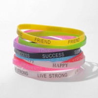 Силиконовый браслет «Андеграунд», набор 10 шт., цвет МИКС