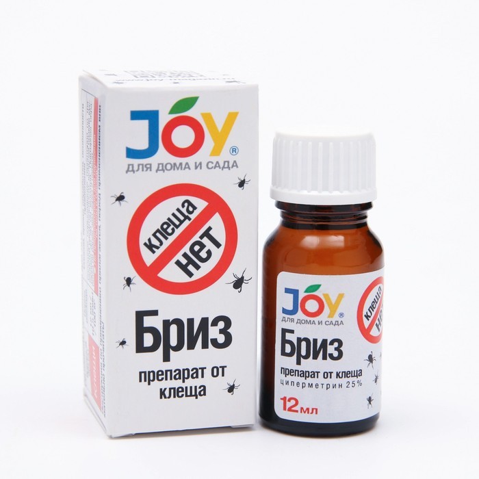 Средство от клещей "Бриз", флакон, 12 мл