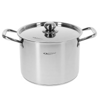 Кастрюля «Титан», 14,5 л, d=28 см, h=24 см, капсульное дно, металлическая крышка