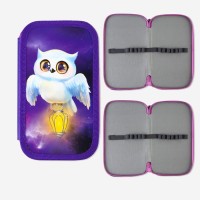 Пенал школьный 2 секции 190×105 лам.кар ПО-090 «Совушка»