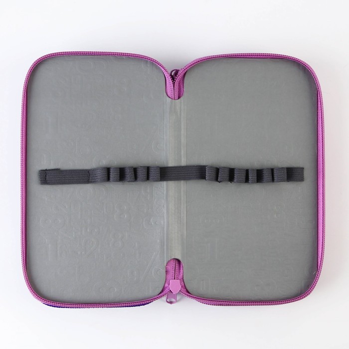 Пенал школьный 2 секции 190×105 лам.кар ПО-090 «Совушка»