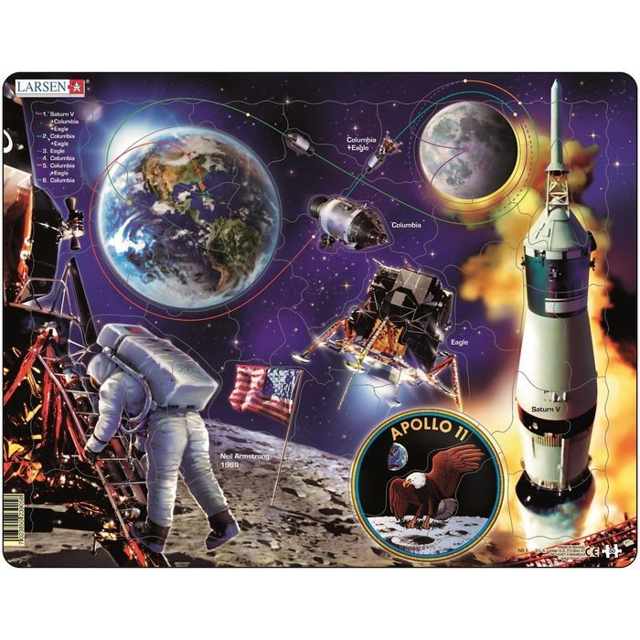 Пазл «Аполло 11», 50 деталей (NB5)