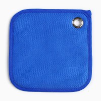 Прихватка Этель Freedom blue 17х17см, 61%лён, 39%хл