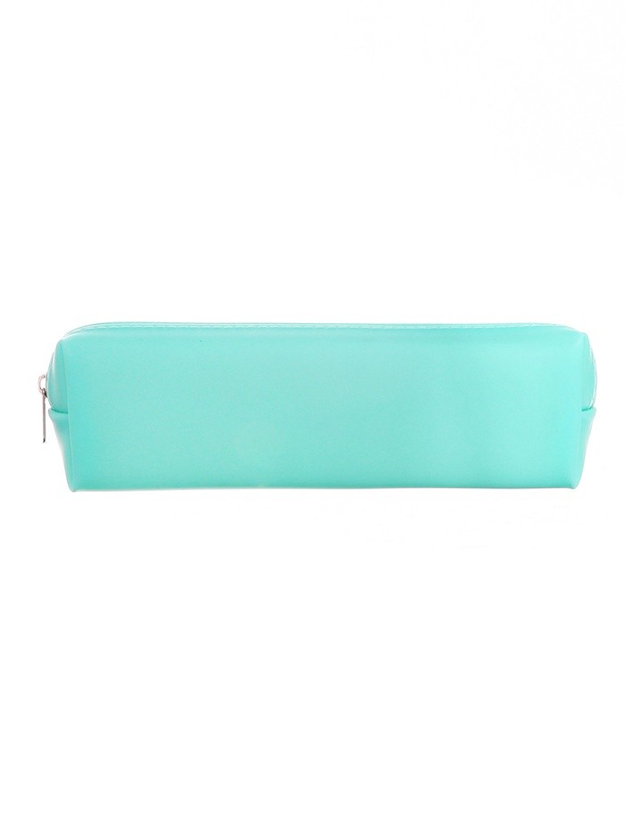 Пенал школьный на молнии  Зверушки Бирюза