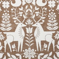 Салфетка сервировочная «Олени» цвет белый, 37*37 см, джут