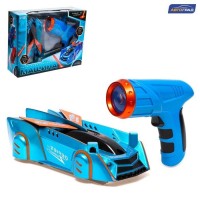 Антигравитационная машинка LASER, управление лазером, работает от аккумулятора, ездит по стенам, цвет красный