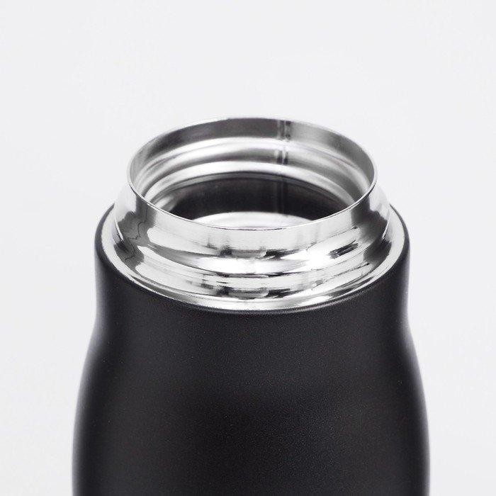 Термос Traveller «Мастер К.», 600 мл, для чая, кофе, сохраняет тепло 10 ч, 26×7 см, черный