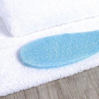 Тёрка для ног, пластиковая, двусторонняя, 23,8 см, цвет МИКС