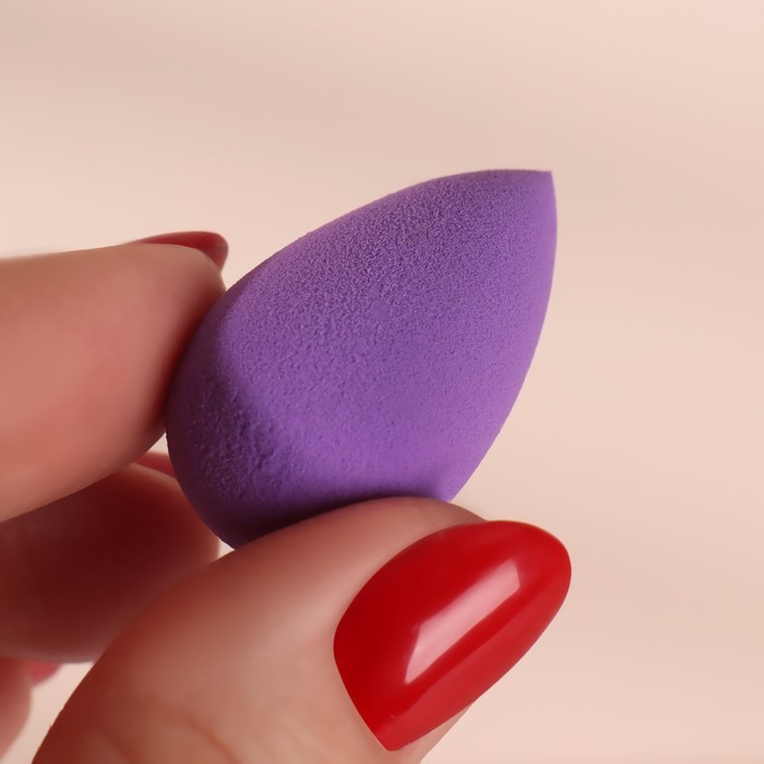 Набор спонжей для макияжа мини «Капля», 3,5 × 2 см, увеличиваются при намокании, 5 шт, цвет МИКС