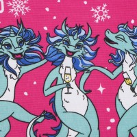 Полотенце новогоднее Доляна "Игристого нового года" 28х46 см, 100% хл, рогожка 164 г/м2