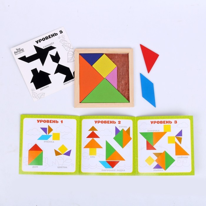 Головоломка "Танграм" животные мира