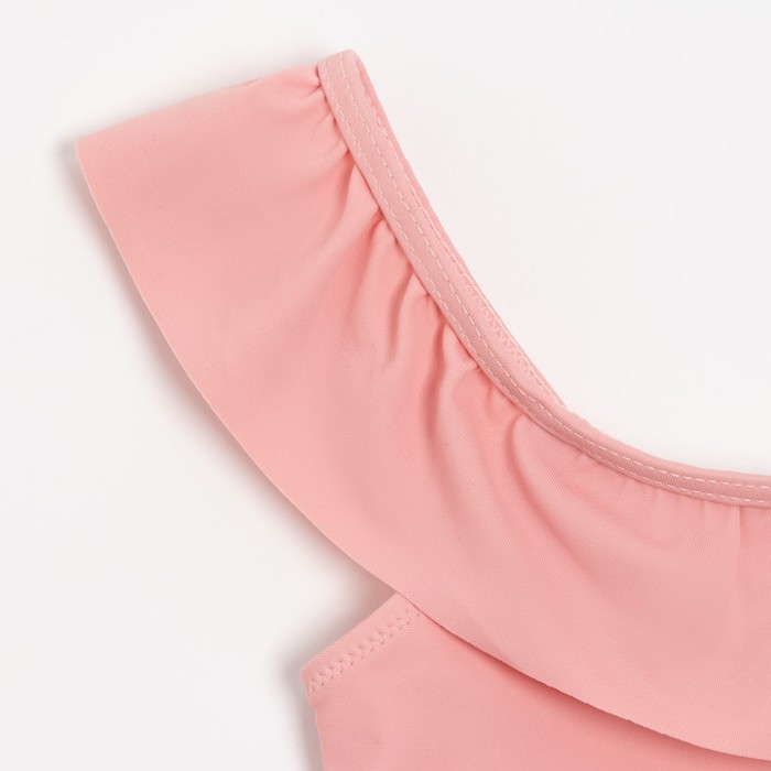 Купальник слитный детский MINAKU цвет пудровый, рост 116-122