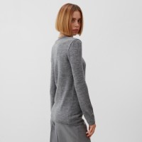 Джемпер женский MINAKU: Knitwear collection, серый, размер 50