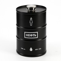 Фляжка «Запас нефти», нержавеющая сталь, 700 мл, 25 oz