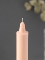 Ароматическая свеча парафиновая хозяйственная, 2.4×21 см, 80 г, капучино