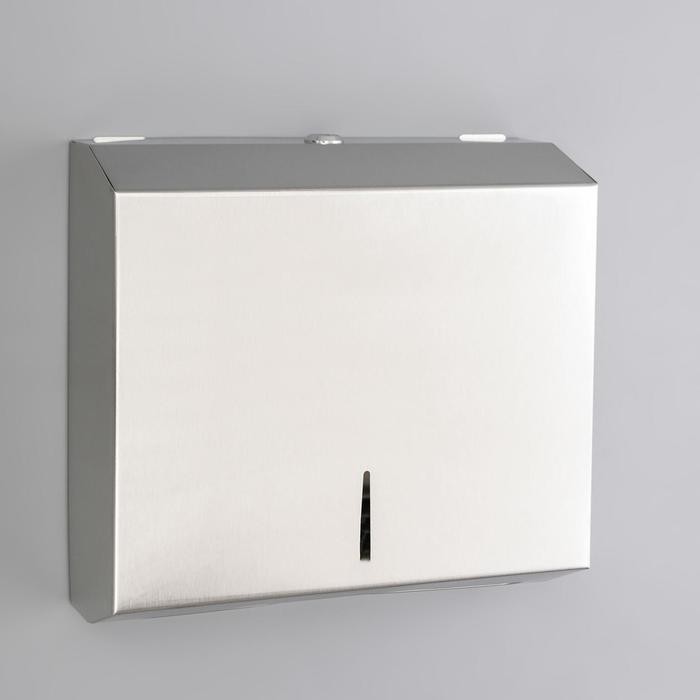 Диспенсер для бумажных листовых полотенец, нержавеющая сталь