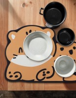 Коврик для дома Доляна «Тигр», влаговпитывающий, 60×39 см