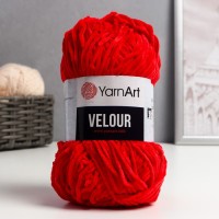 Пряжа "Velour" 100% микрополиэстер 170м/100г (869 св. персик)