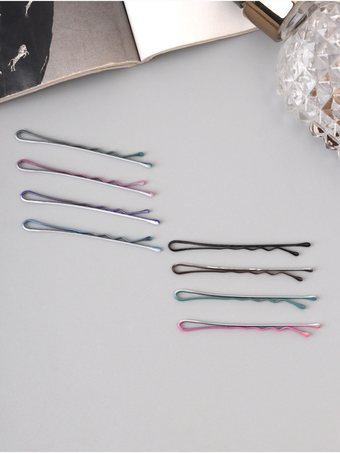 Невидимка для волос «Колор», набор 30 шт., весна, 4.5 см, МИКС