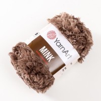 Пряжа "Mink" 100% полиамид 75м/50гр (332 какао)