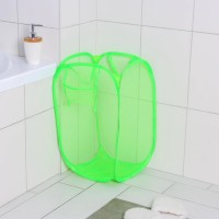 Корзина для белья складная Доляна, 34×34×56 см, МИКС