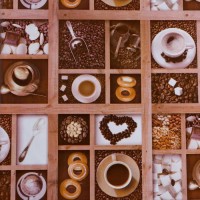 Клеёнка столовая на тканой основе «Кофе», 1,25×25 м