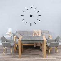 Часы-наклейка DIY "Кайро", плавный ход, d=65 см