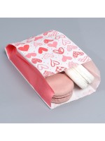 Пакет бумажный фасовочный, упаковка, крафт With Love, 17×10×6.5 см