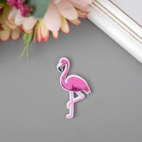 Декор для творчества дерево "Фламинго" набор 15 шт 3,2х1,5 см