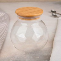 Банка для сыпучих продуктов «Эко. Бабл», 950 мл, 12,5×13,5 см