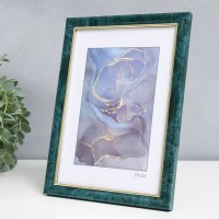 Фоторамка для фото 15×21 см Keep memories «Офис», малахит, (пластик)