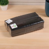 Горшок для рассады, 700 мл, 9 × 9 × 10 см, чёрный, Greengo