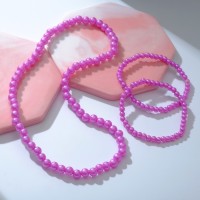 Набор детский «Выбражулька» 3 пред-а: бусы, 2 браслета, бусинки