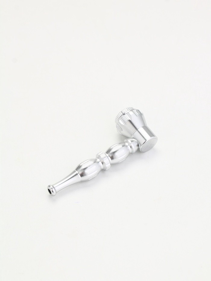 Трубка для курения из металла, 8 х 3 х 1.8 см