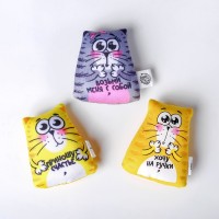 Антистресс «Коты», 7 × 7 см, МИКС