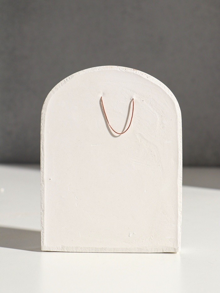 Икона «Святая троица», с подвесом, 12×9×2 см, гипс