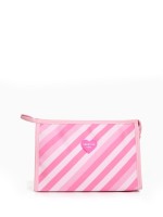 Косметичка на молнии, треугольная, с рисунком Sweetcol girl, розовая