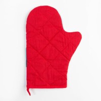 Варежка-прихватка новогодняя "With new happiness" 20х28см,35% х/л,65% п/э,ватин 250г/м2