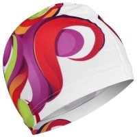 Шапочка для плавания взрослая OL-022, тканевая, обхват 54-60 см