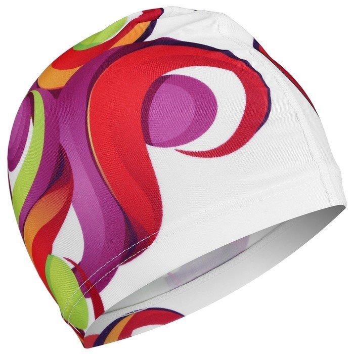 Шапочка для плавания взрослая OL-022, тканевая, обхват 54-60 см