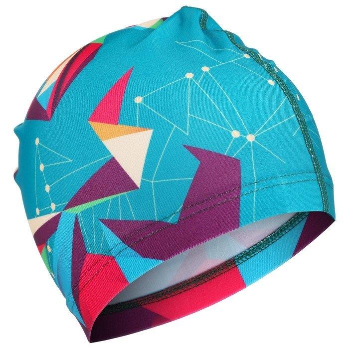 Шапочка для плавания взрослая OL-022, тканевая, обхват 54-60 см