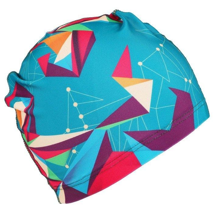 Шапочка для плавания взрослая OL-022, тканевая, обхват 54-60 см