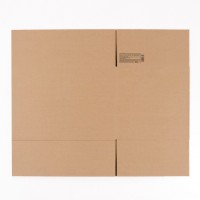 Коробка складная, бурая, для упаковки, хранения и переезда, 40×30×20 см